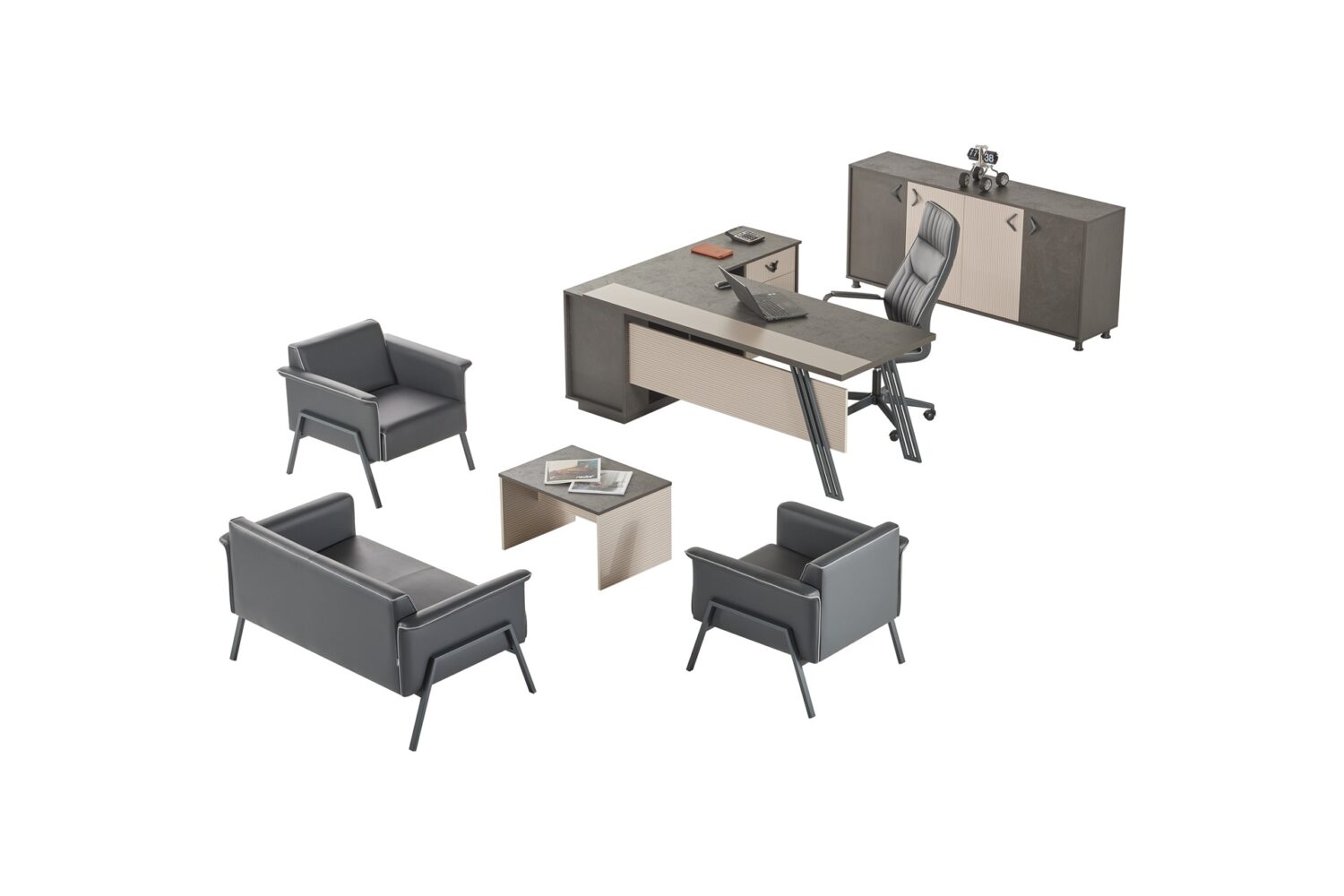 Rubi Table Set (Moss-Dor) Table Set